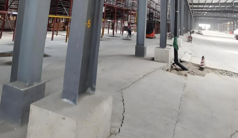甘肃厂房混凝土地面下沉原因及加固方案！